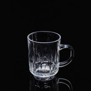 Glass coffe mug, 73mm dia.x 90mm h