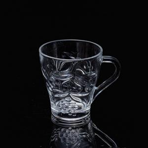 Glass coffe cup, 85mm dia.x 95mm h