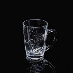 Glass coffe cups, 69mm dia.x 92mm h