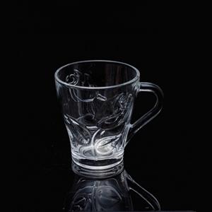 Glass soup mugs, 85mm dia.x 95mm h