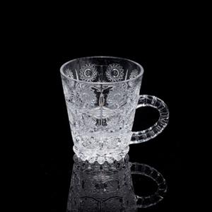 Glass mugs, 73mm dia.x 81mm h