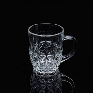 Glass tumbler, 72mm dia.x 88mm h