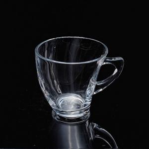 Glass coffee mugs, 85mm dia.x 79mm h