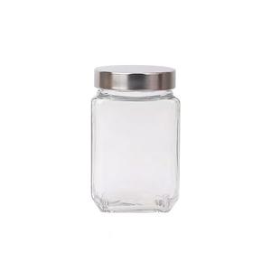 800ml glass storage jar, 115mm dia.x 110mm h 800ml glass storage jar, 115mm dia.x 110mm h