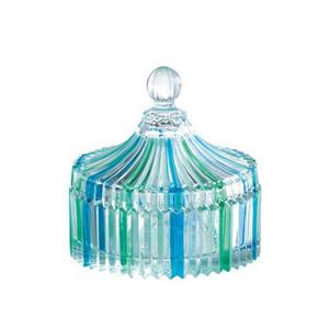 Glass storage jar,