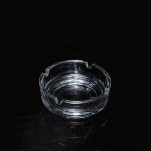 Glass ash tray, 107mm dia.x 34mm h