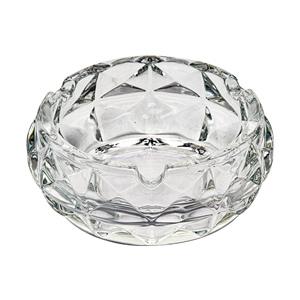 Glass ash tray, 115mm dia.x 50mm h Glass ash tray, 115mm dia.x 50mm h