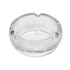 Glass ash tray, 115mm dia.x 50mm h Glass ash tray, 115mm dia.x 50mm h