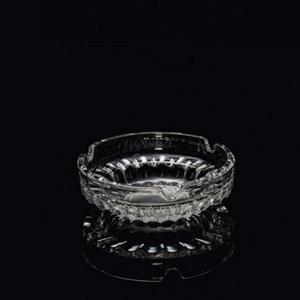 Glass ash tray, 105mm dia.x 34mm h