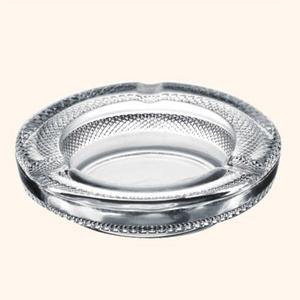 Glass ash tray, 142mm dia.x 38mm h