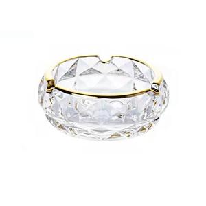 Glass ash tray, 115mm dia.x 50mm h Glass ash tray, 115mm dia.x 50mm h