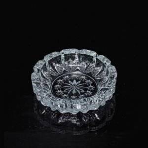 Glass ash tray, 117mm dia.x 29mm h