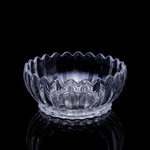 Glass bowl, 188mm dia.x 81mm h Glass bowl, 188mm dia.x 81mm h