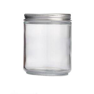 Glass candle threaded jars, 72mm dia.x 90mm h Glass candle threaded jars, 72mm dia.x 90mm h