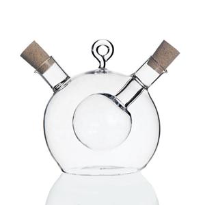 Olive oil glass bottle, 71mm dia.x 267mm h