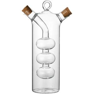 Glass cruet, 104mm dia.x 128mm h Glass cruet, 104mm dia.x 128mm h