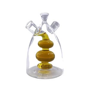 Oil and vinegar dispenser bottle 2 in 1, 85mm dia.x 140mm h Oil and vinegar dispenser bottle 2 in 1, 85mm dia.x 140mm h