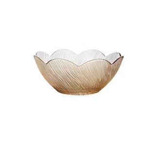 Glass fruit bowl, 215mm dia.x 90mm h Glass fruit bowl, 215mm dia.x 90mm h