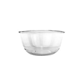 Glass fruit bowl, 208mm dia.x 102mm h