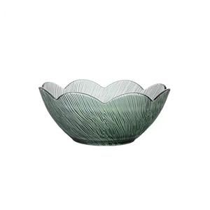 Glass fruit bowl, 215mm dia.x 90mm h Glass fruit bowl, 215mm dia.x 90mm h