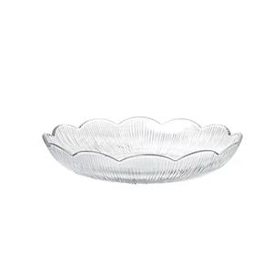 Glass fruit plate, 220mm dia.x 40mm h