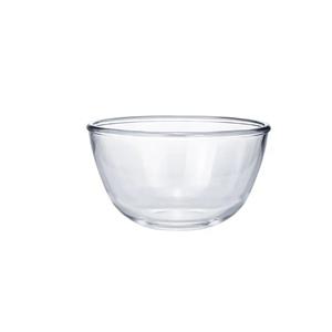 Glass fruit bowl, 128mm dia.x 65mm h
