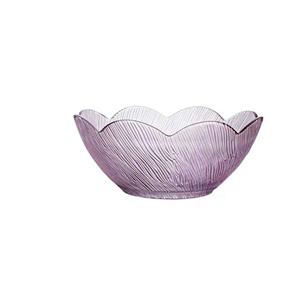 Glass fruit bowl, 215mm dia.x 90mm h
