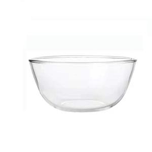 Glass fruit bowl, 270mm dia.x 125mm h