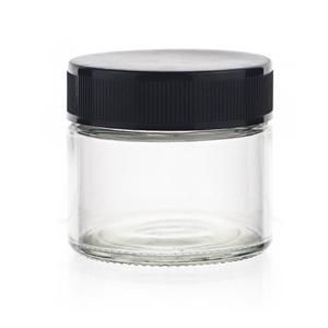 Glass jar, 69mm dia.x 64mm h Glass jar, 69mm dia.x 64mm h
