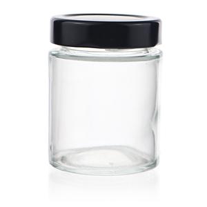 Straight side glass jar 140ml, 61mm dia.x 82mm h