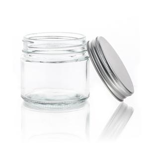 Cylindrical screw top jar, 73.5mm dia.x 69mm h