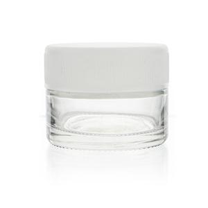 Glass jar, 55mm dia.x 43mm h