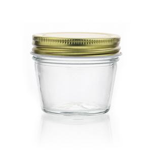 Caviar glass jar, 73mm dia.x 61mm h