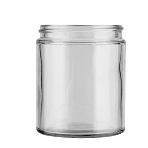 6 oz. straight sided glass jar, 63mm 63-400, 65mm dia.x 79mm h