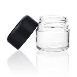 Glass jar, 61mm dia.x 66mm h Glass jar, 61mm dia.x 66mm h