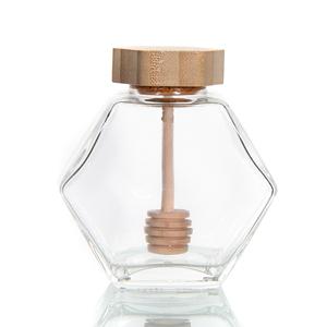 Hex glass jar 180ml, 51mm dia.x 86mm h Hex glass jar 180ml, 51mm dia.x 86mm h