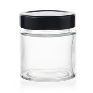 Straight side glass jar 100ml, 61mm dia.x 69mm h Straight side glass jar 100ml, 61mm dia.x 69mm h