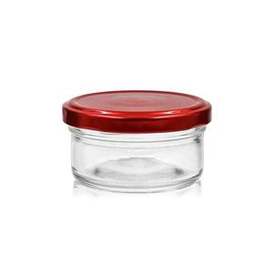 Glass jar, 86mm dia.x 60mm h