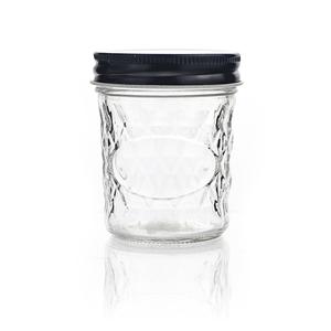 Quilted canning jar labels, 73mm dia.x 87.5mm h