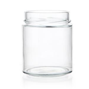 Straight side glass jar 380ml, 86mm dia.x 106mm h Straight side glass jar 380ml, 86mm dia.x 106mm h