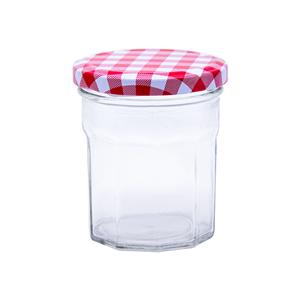 Glass jam jar, 69mm dia.x 84mm h Glass jam jar, 69mm dia.x 84mm h