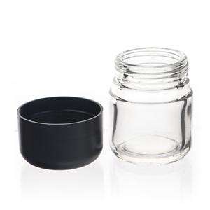 Glass jar, 52mm dia.x 73.5mm h Glass jar, 52mm dia.x 73.5mm h