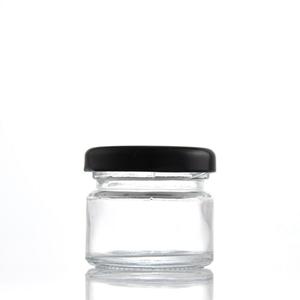 Glass jar, 44mm dia.x 40mm h