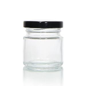 Glass jar, 50mm dia.x 55mm h Glass jar, 50mm dia.x 55mm h