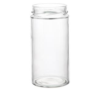 Straight side glass jar 180ml, 86mm dia.x 176mm h