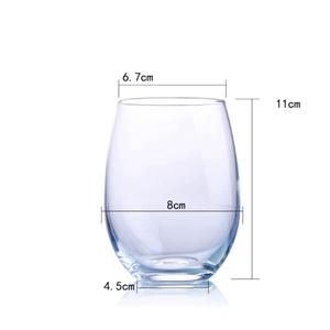 Stemless wine glasses, 80mm dia.x 110mm h , 420ml Stemless wine glasses, 80mm dia.x 110mm h , 420ml