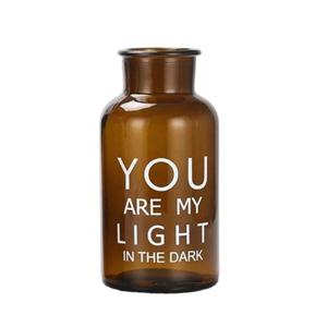 Glass vase, 82mm dia.x 162mm h Glass vase, 82mm dia.x 162mm h