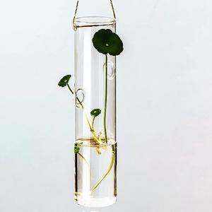 Hanging glass vase, 45mm dia.x 200mm h