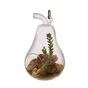 Hanging glass vase, 200mm dia.x 250mm h