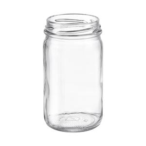 Clear glass mayo jar, 60mm dia.x 108mm h
